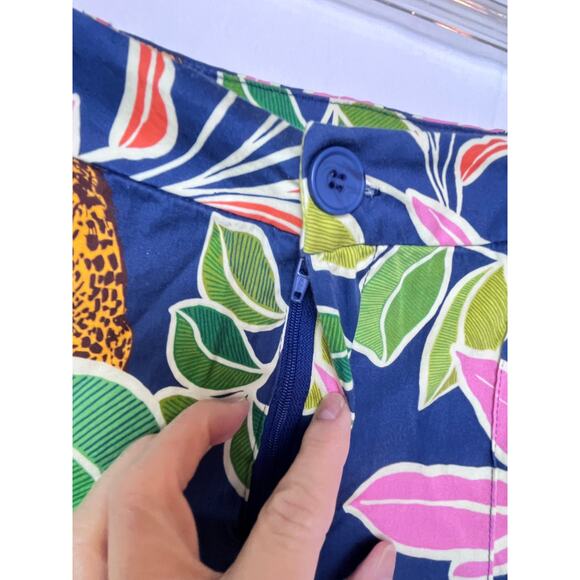 Fate Women's Med Multicolor Island Print Lightweight Straight Leg Pant FP60025 - Picture 9 of 10